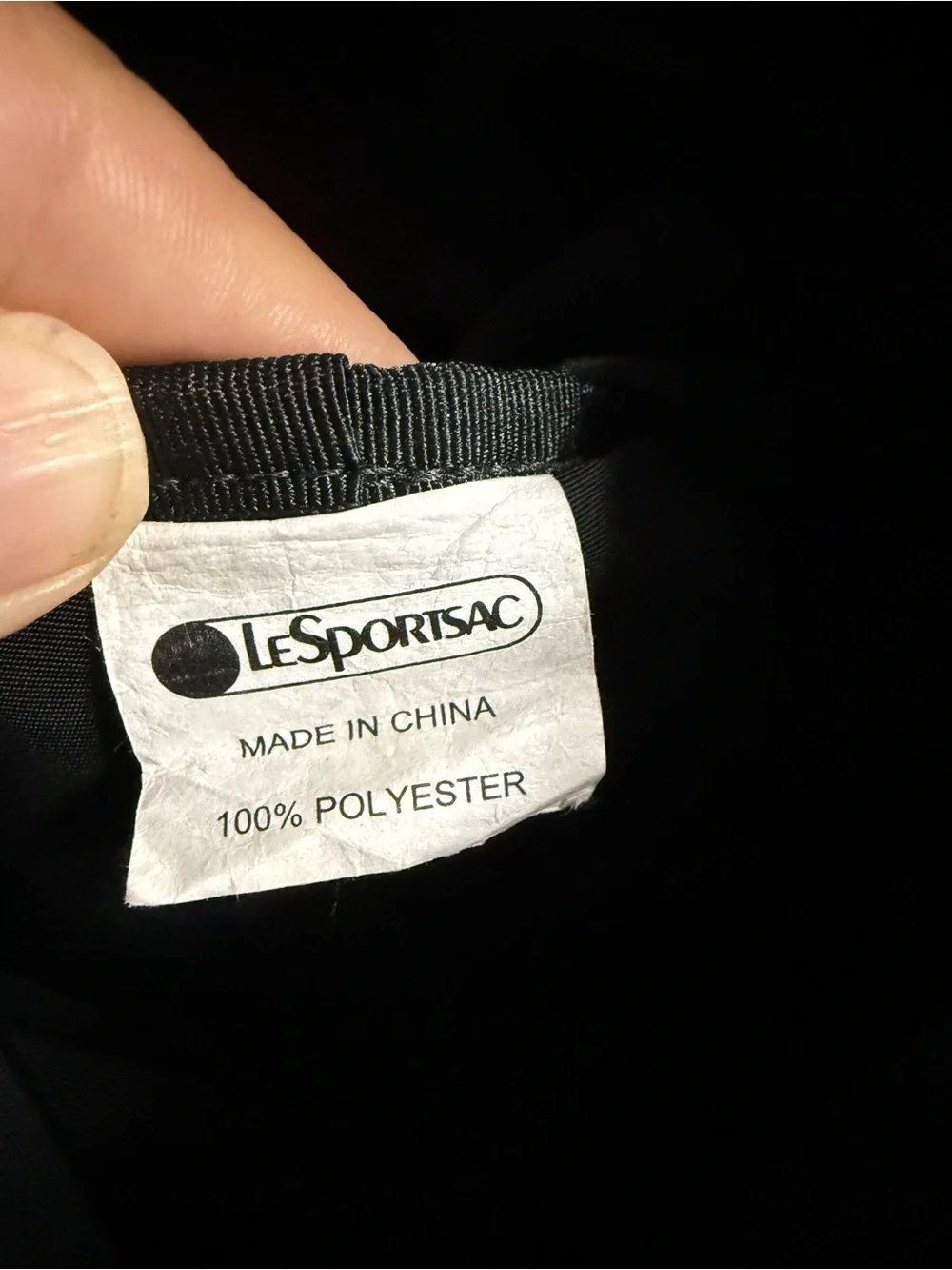Lesportsac Black Nylon Mini Backpack
